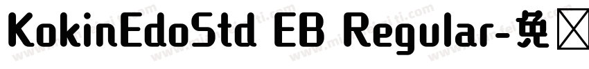 KokinEdoStd EB Regular字体转换